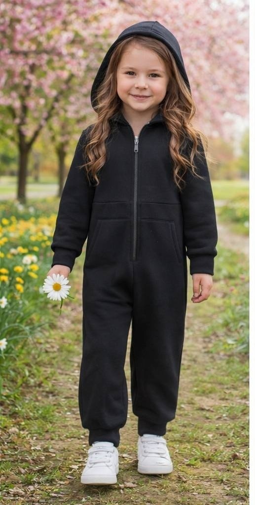 Утепленный комбинезон Omma Kids черный