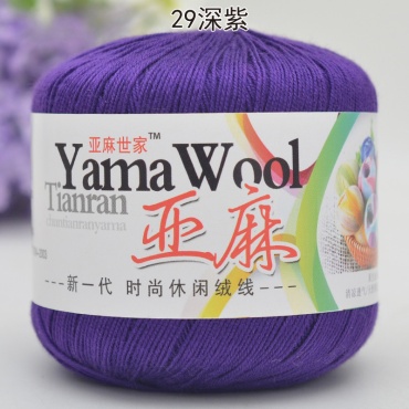Моток Yama Wool Tianran 29 Фиолетовый 180 м 50 г