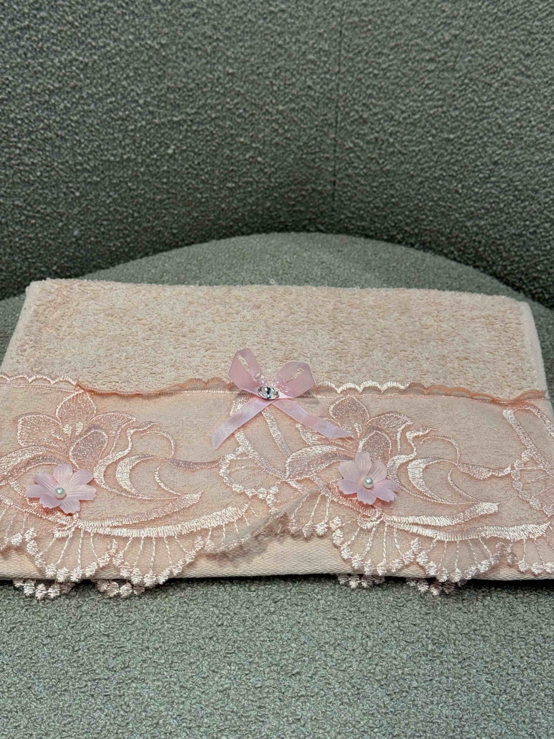 Полотенце 70x35 см, махровая ткань, 1 шт,