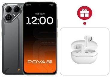 TECNO Pova 8 5G 8 ГБ/128 ГБ черный + подарок