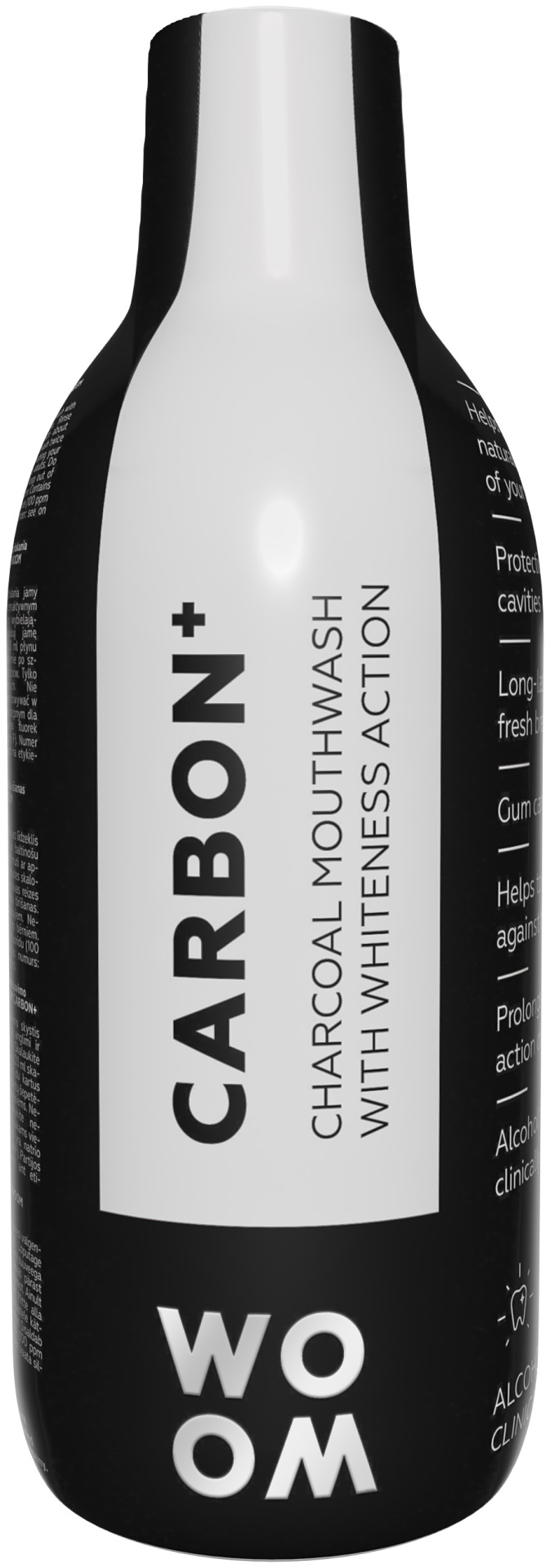 WOOM Carbon+ ополаскиватель нейтральный 500 мл