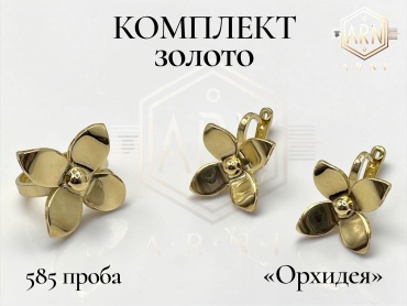 ARNI (Комплект) 1086 вес 6.55 г золото, без вставок