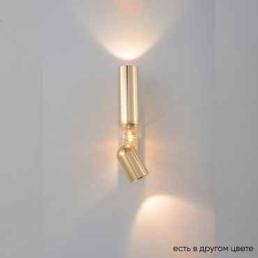 Бра настенный Crystal Lux LED, золотистый, прозрачный