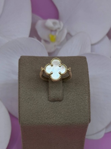 SAR JEWELRY Leagim_7633_18 размер 18 вес 4.9 г золото, перламутр