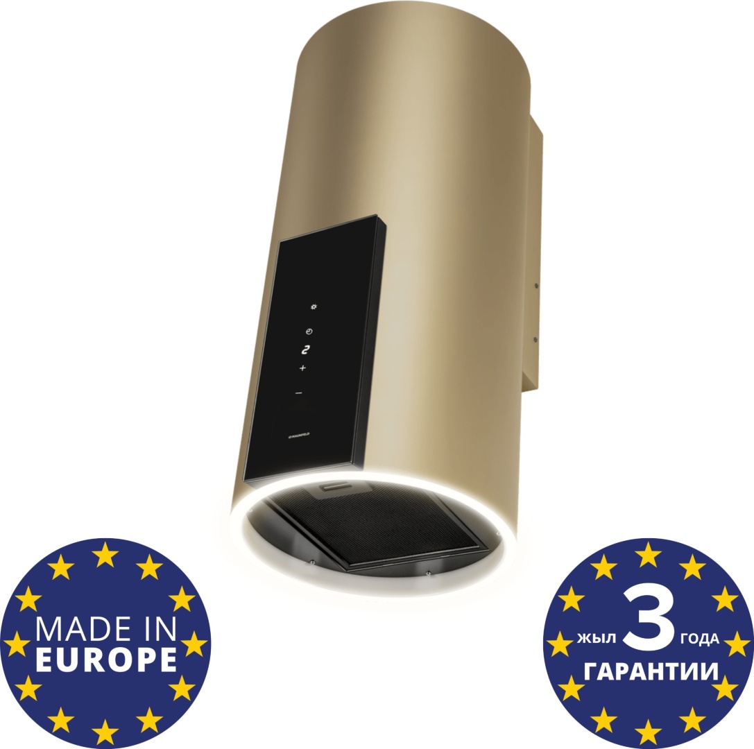 Кухонная вытяжка MAUNFELD ALBA 39 Wall золотой