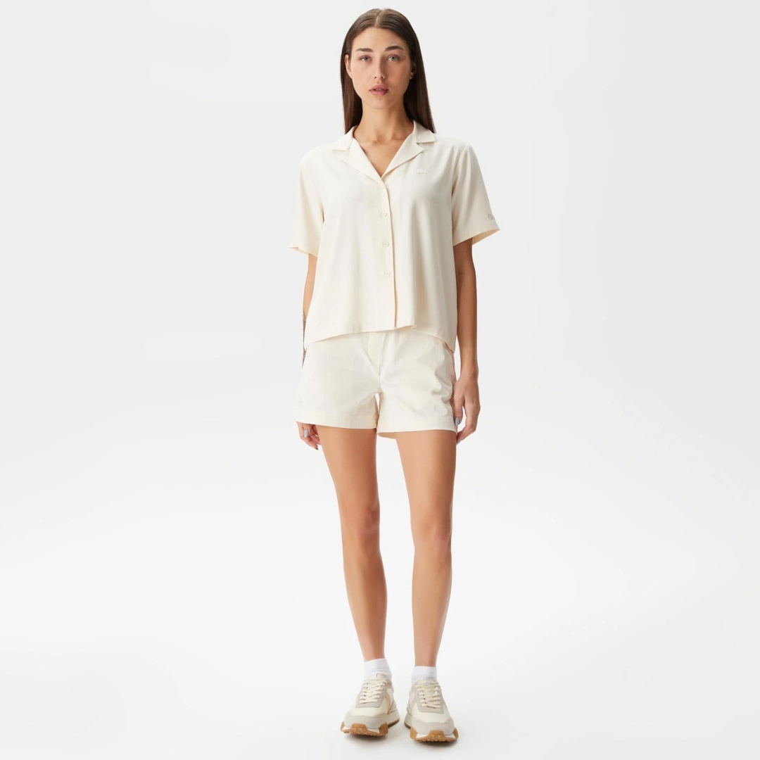 Бермуды LACOSTE бежевый