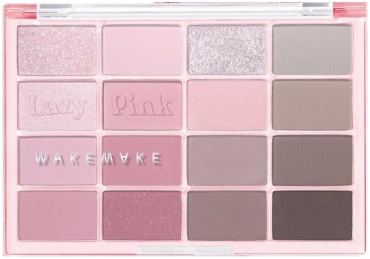 WakeMake тени прессованные Soft Blurring Eye Palette 10 Lazy Pink Blurring