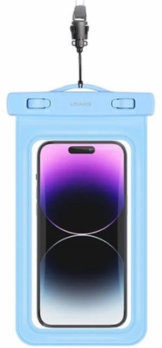 Чехол Usams для универсальный универсальный, iPhone 16 Pro, iPhone 15 Pro, iPhone 15 Pro Max голубой