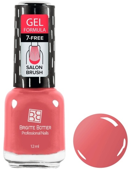 Brigitte Bottier лак лак Лак для ногтей GEL FORMULA №09 розовый немного коралл,12 мл 12 мл