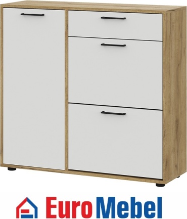 Тумба для обуви Euromebel Алина 102.10x33x96 см, ЛДСП