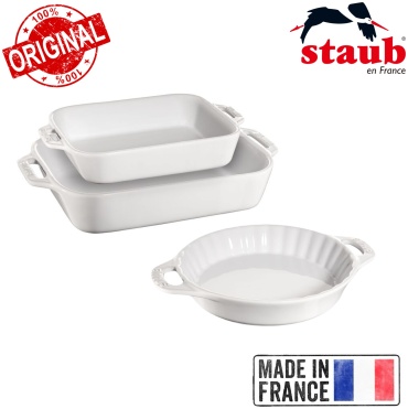 Staub форма Ovenware White, керамика
