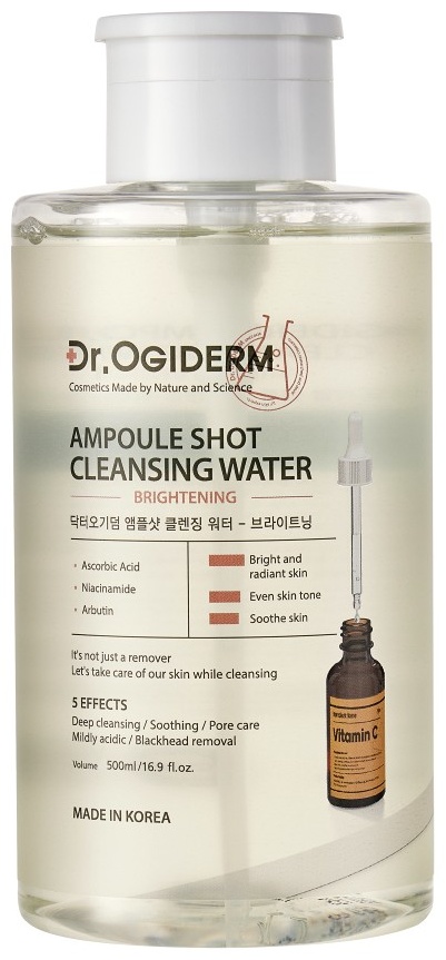 Dr.Ogiderm Осветляющая Brightening мицеллярная вода 500 мл