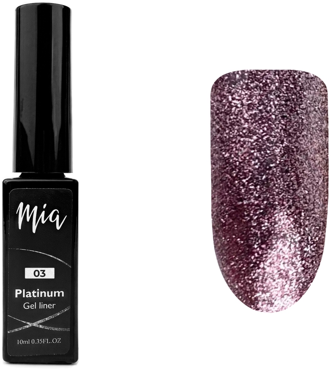 Mia гель для дизайна Liner gel Platinum 03 10 мл