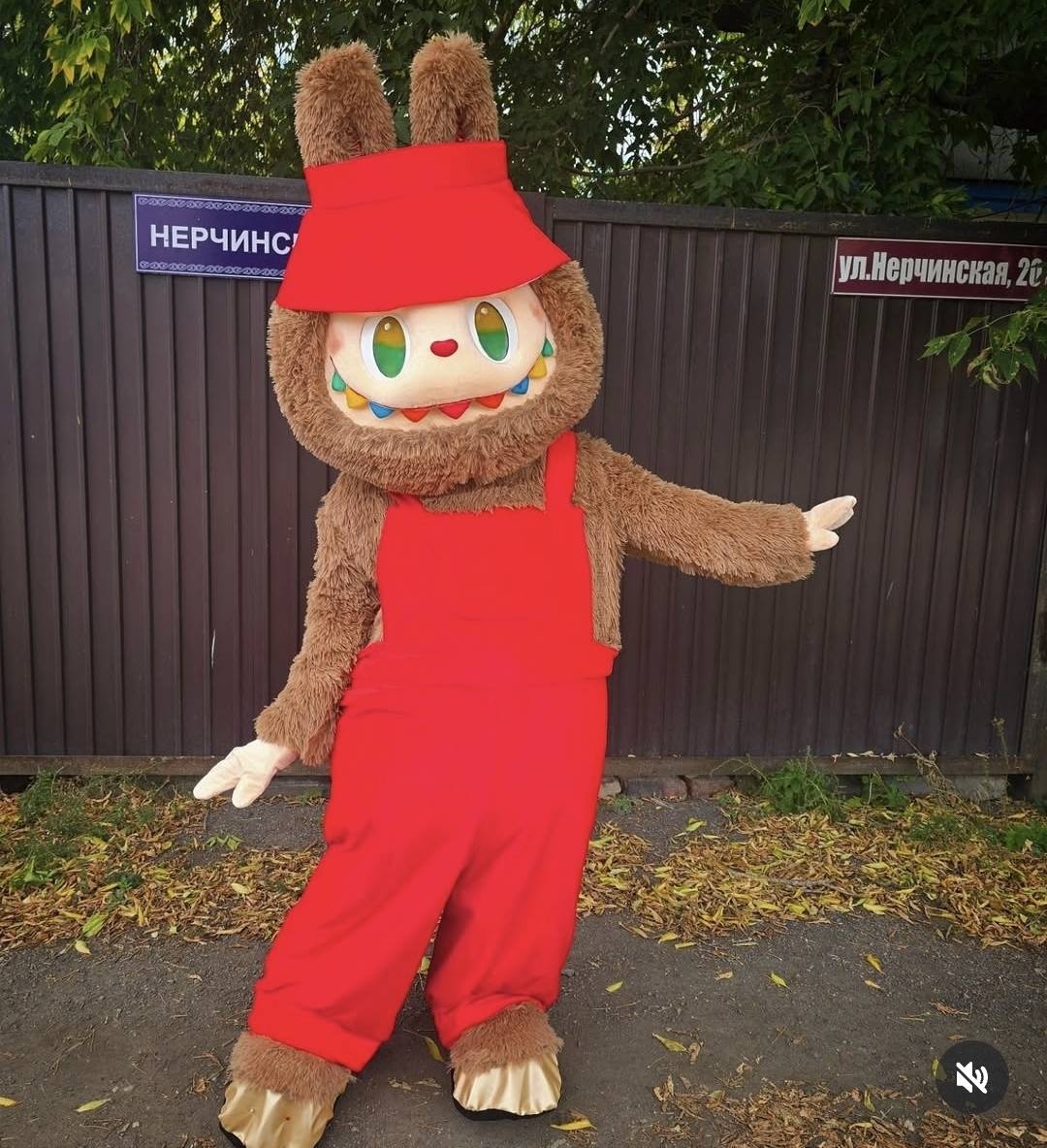 Карнавальный костюм Event Mascot Ростовая кукла Лабубу (под заказ, ручная работа, костюм для аниматоров) мультиколор