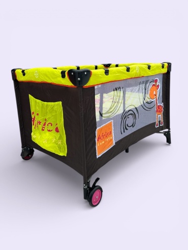 Игровой манеж Baby store 110x75x61 см, коричневый