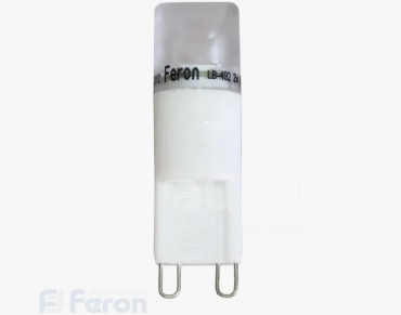 Feron 2W G9, светодиодная, естественный белый