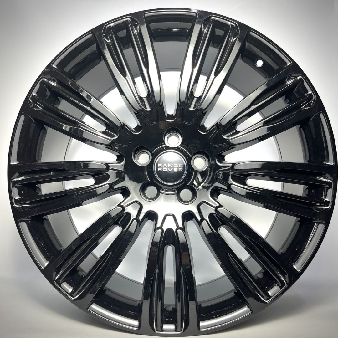 LVZ 1292 9.5x22/5x120 D72.6 ET45 4 диска черный, серебристый