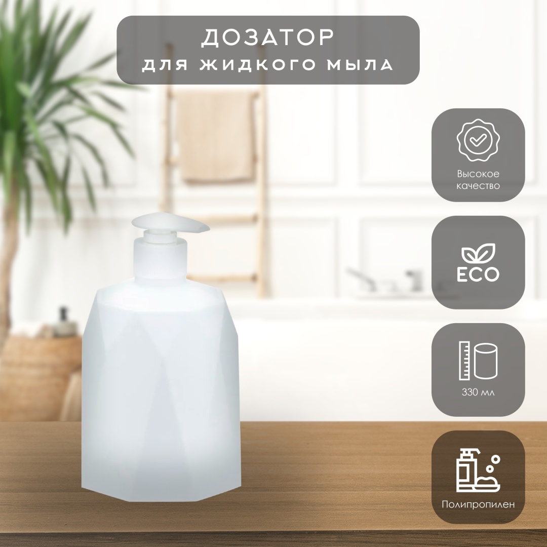 Диспенсер для жидкого мыла IDEA Призма