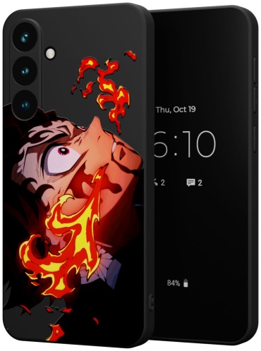 Чехол Mcover для Samsung S24 FE рисунок