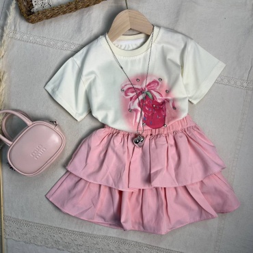 Комплект FASHION белый, розовый