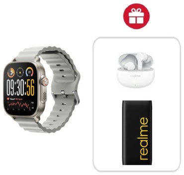 Realme WATCH 5 50 мм серебристый-серый + подарок