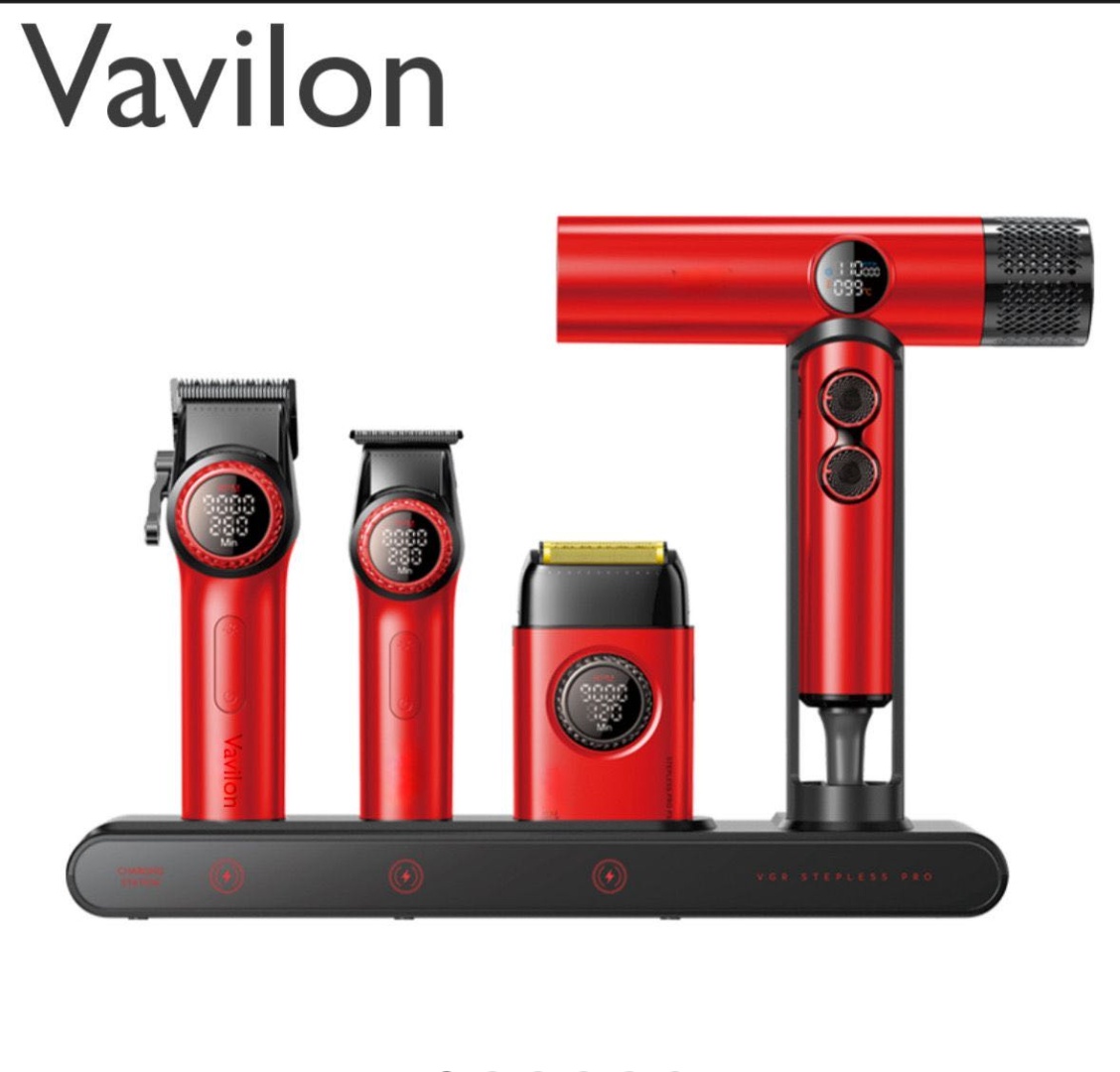 Vavilon набор для стрижки VGR-4IN1 красный
