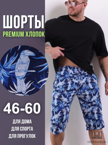 Повседневные шорты Mylovestyle синий