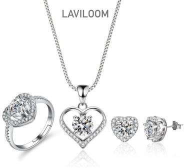LAVILOOM GRA Moissanite 1 карат/VVS1 D platina вес 9 г сплав покрытый серебром 925, бриллиант, муассанит