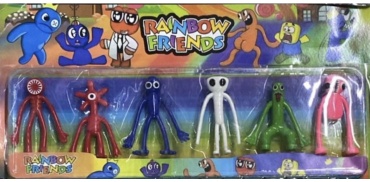 Defatoys Радужные друзья Rainbow friends 5 см 6 шт