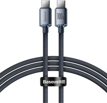Кабель Baseus USB TypeC (M), 1.2 м, BAS-CAJY000601 серый