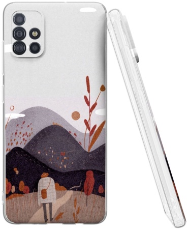 Чехол Mcover для Samsung Galaxy A51 рисунок