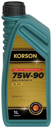 Масло синтетическое KORSON FULL SYNTHETIC 75W⁠-⁠90 GL-4/5 1 л