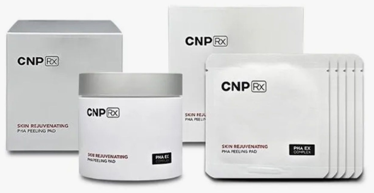CNP пилинг Пэды для лица CNP Skin Rejuvenating PHA Peeling Pad Set 60 шт
