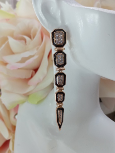 Серьги Xuping Jewelry медицинская сталь, искусственный камень