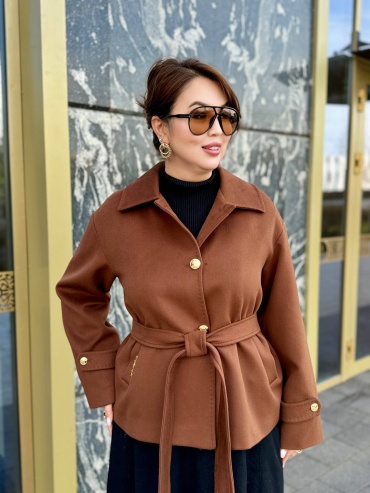 Пальто MaxMara коричневый