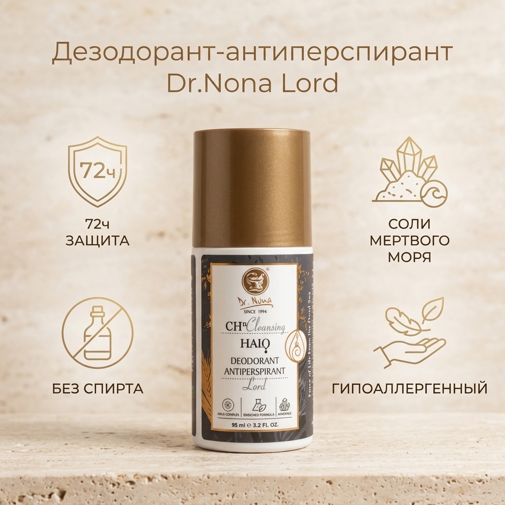 Dr.Nona Lord дезодорант-антиперспирант для мужчин 95 мл