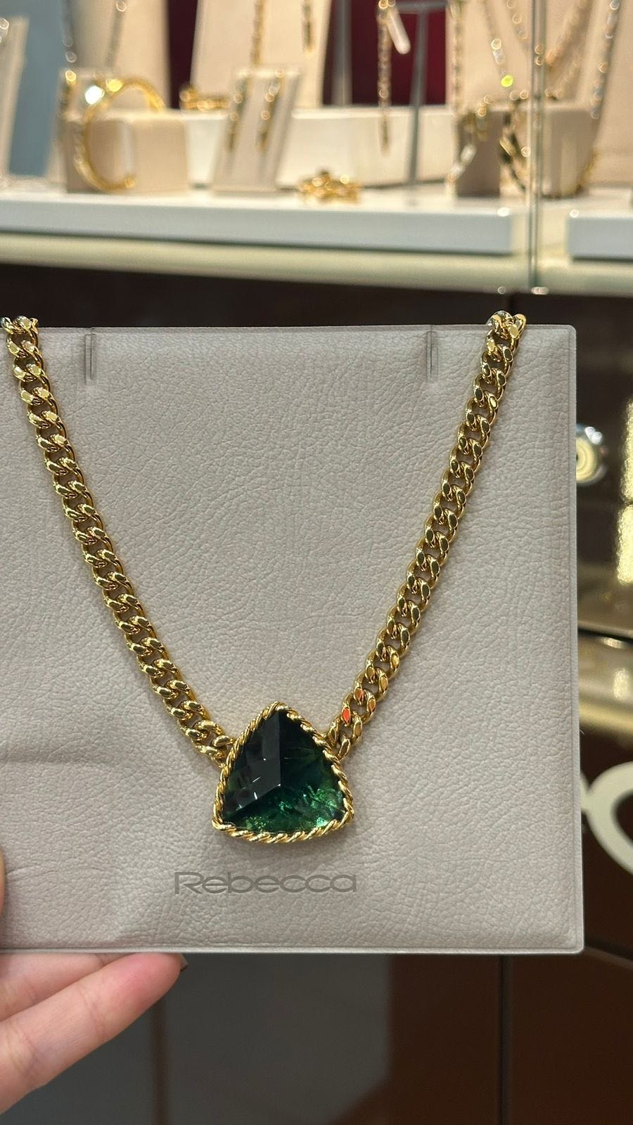 Rebecca длина 45 см бронза, кристаллы Swarovski