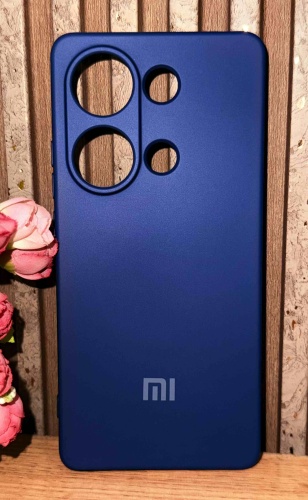 Чехол Nati.aks для Xiaomi Redmi Note 13 Pro 4G темно-синий