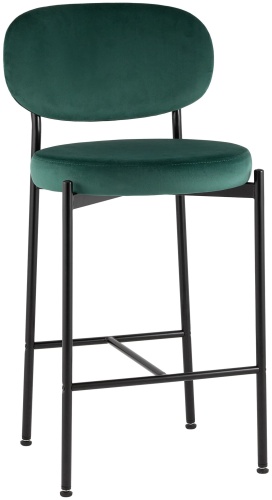 Барный стул SK Trade Бриф VD, 93x46x51 см, зеленый, черный 1 шт.