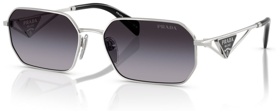Prada солнцезащитные очки прямоугольные градиент