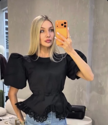 Блузка Honey room черный