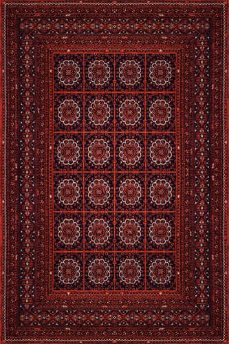 Ковер Linea Hali 100x200 см, безворсовый, Турция