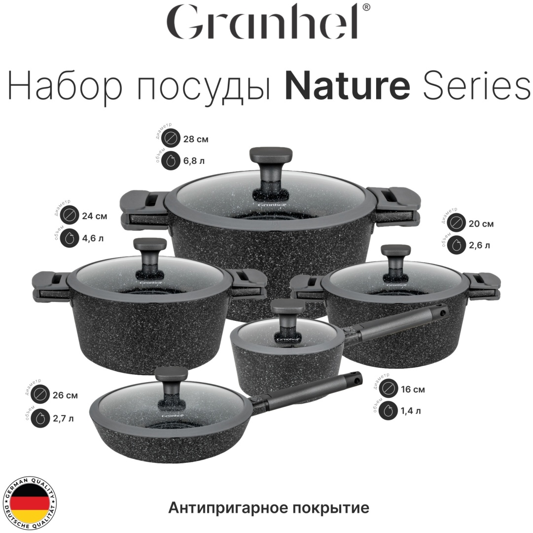 Granhel смешанный набор BTG-10 D3 (GR) 10 в 1