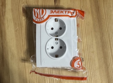 Розетка ND PLAST ND PLAST 001708, белый