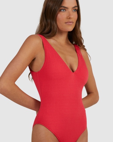 Купальник слитный SEAFOLLY красный