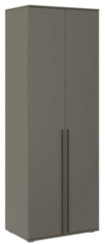 Распашной шкаф Ventrix Норд-2, 80x223.6х51 см, графит