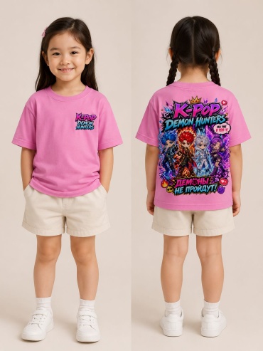 Футболка Kpop Demon Hunters Ahtan baby K-Pop Demon Hunters розовый