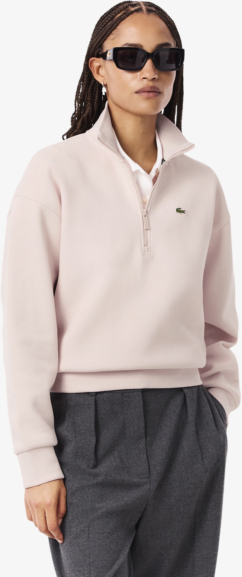 Свитшот LACOSTE розовый