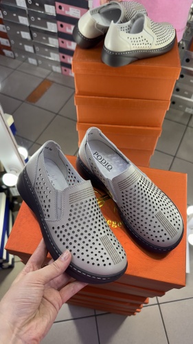 Мокасины Podio серый