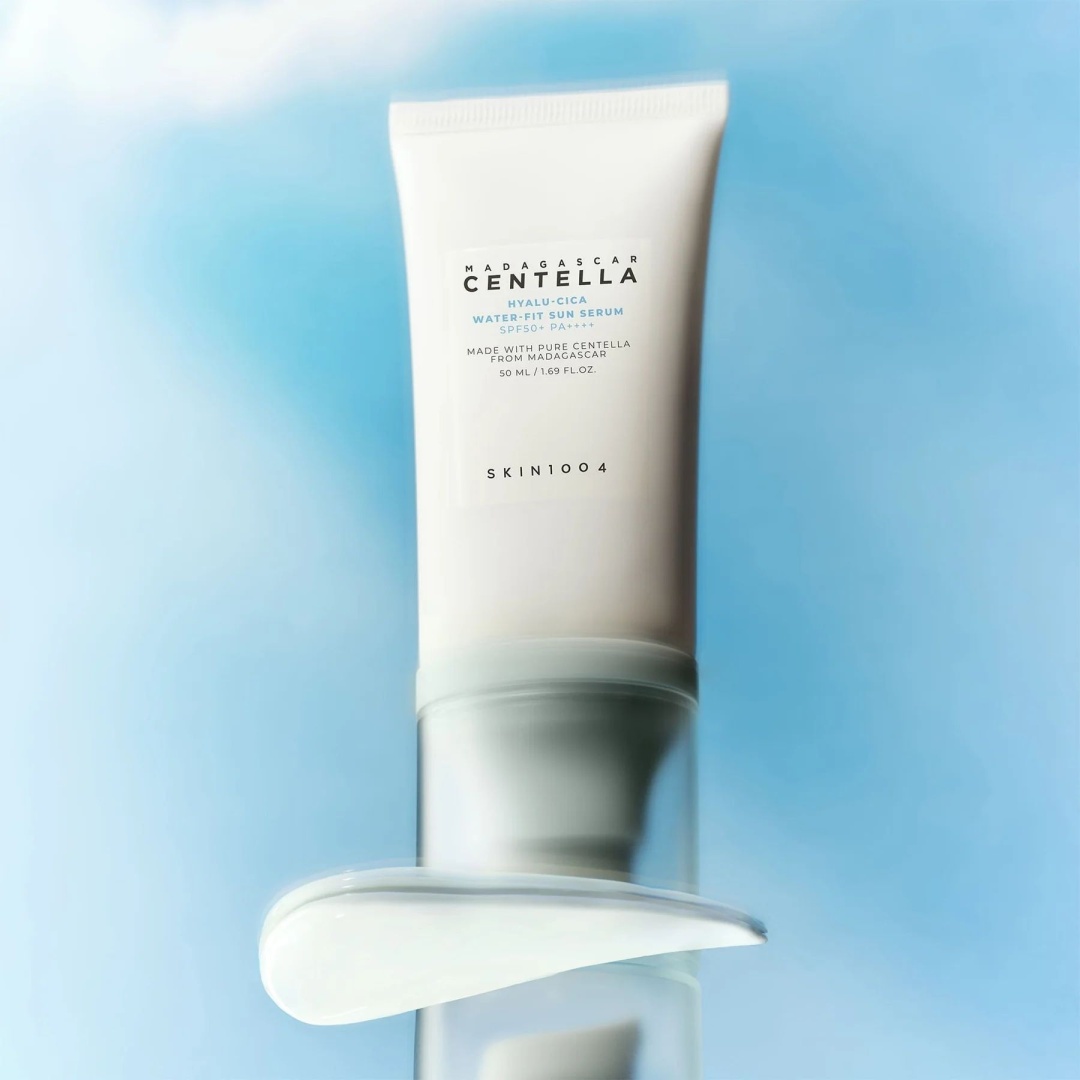 Skin1004 крем Hyalu-Cica Water-Fit Sun SPF50 для лица 50 мл, фото 7